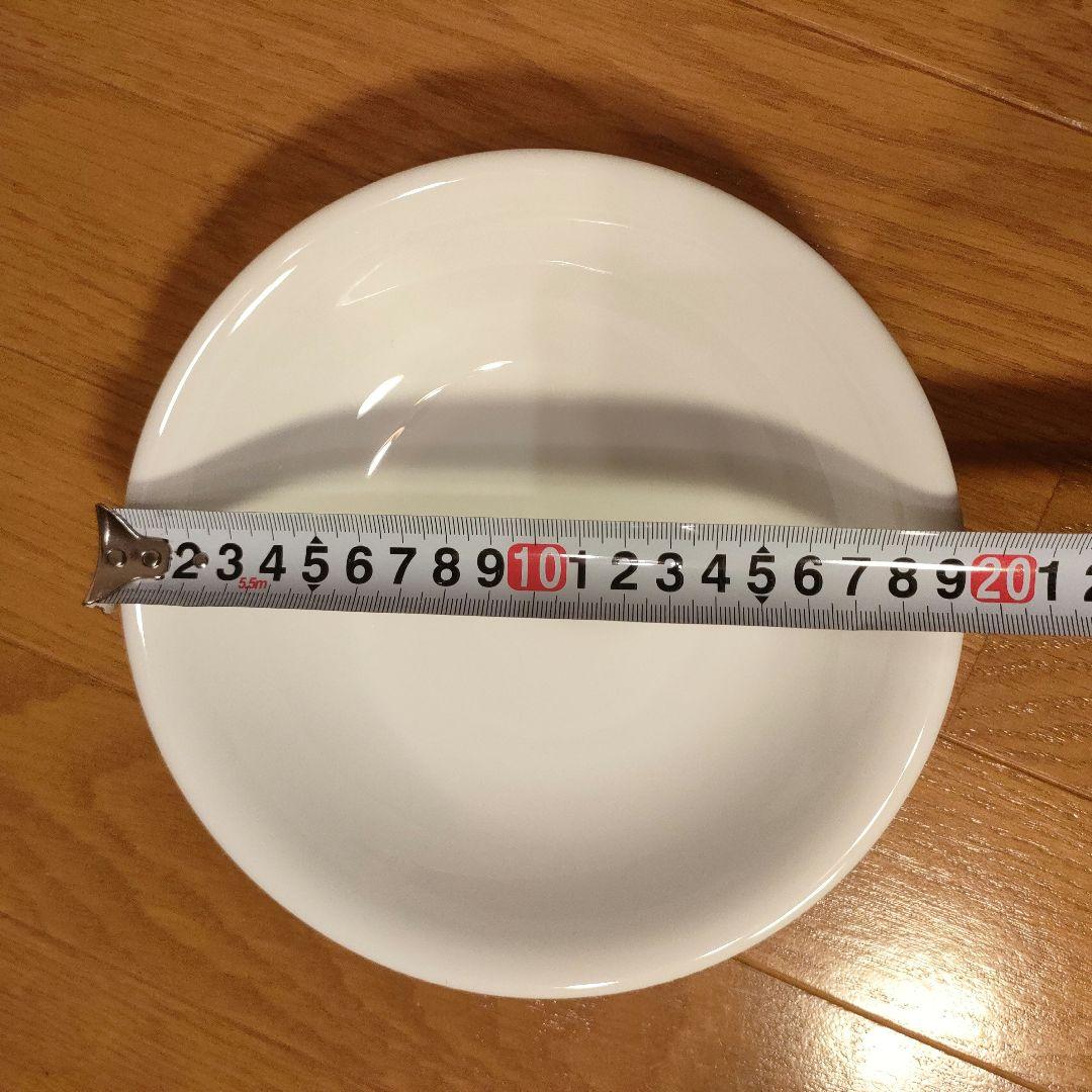 Noritake ノリタケ ホワイト 浅皿 6枚セット 約19cm ②