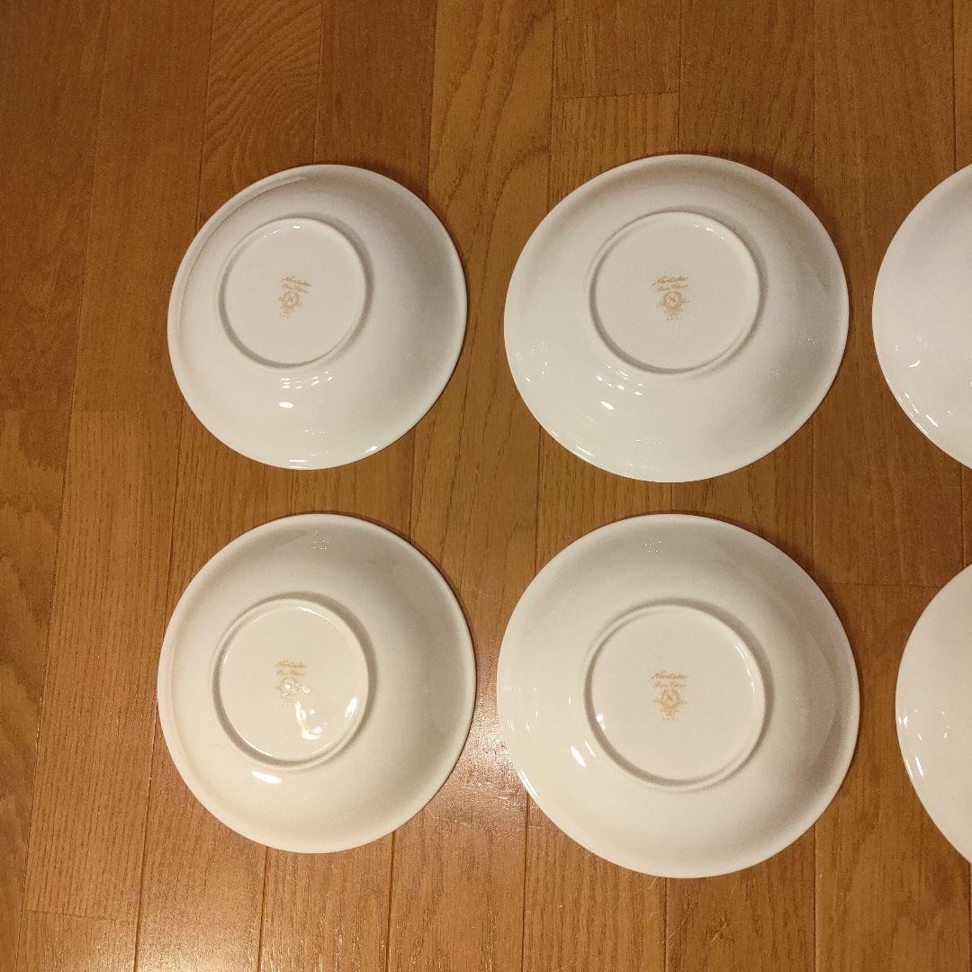 Noritake ノリタケ ホワイト 浅皿 6枚セット 約19cm ②