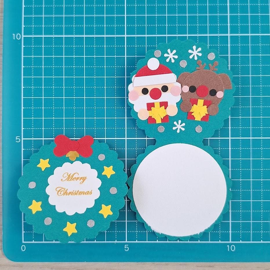 クリスマスカード⑦ 　70枚　クラフトパンチ　9270円