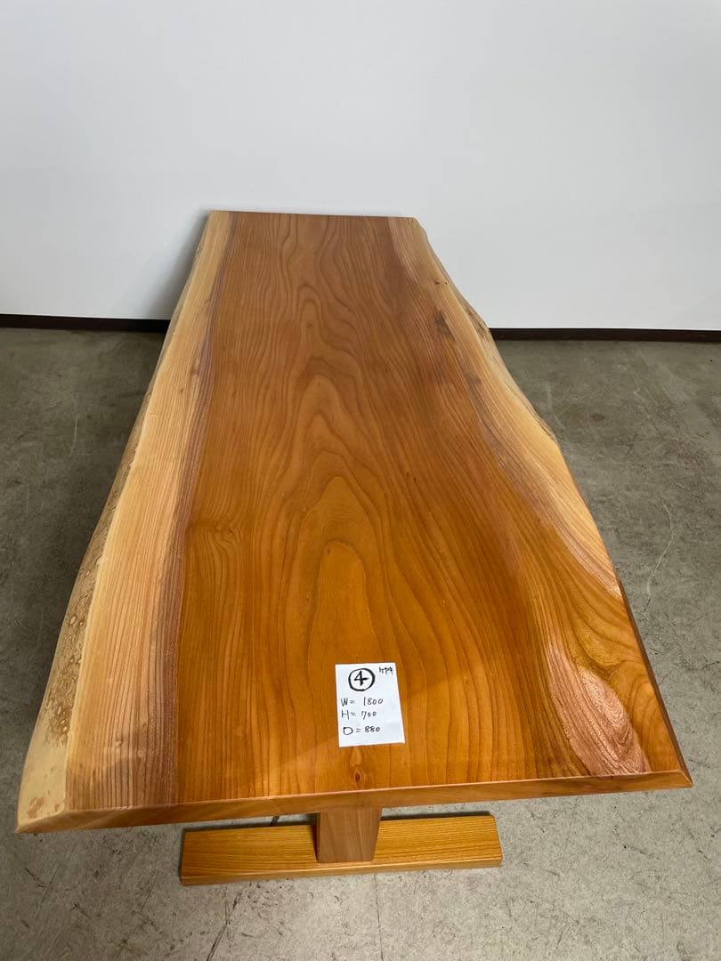 欅 1枚板テーブル ④