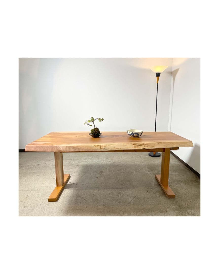 欅 1枚板テーブル ④