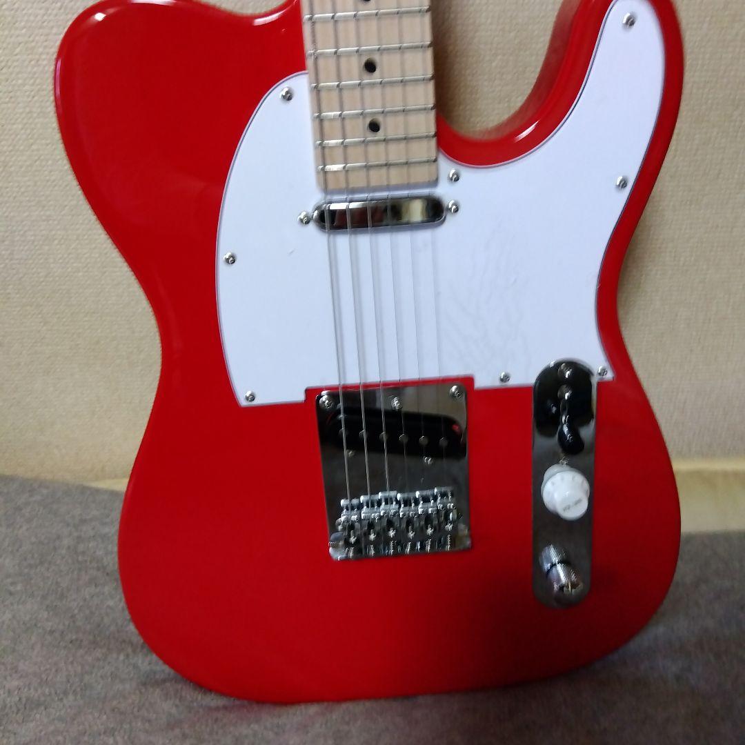 レッド エレキギター シングルコイル