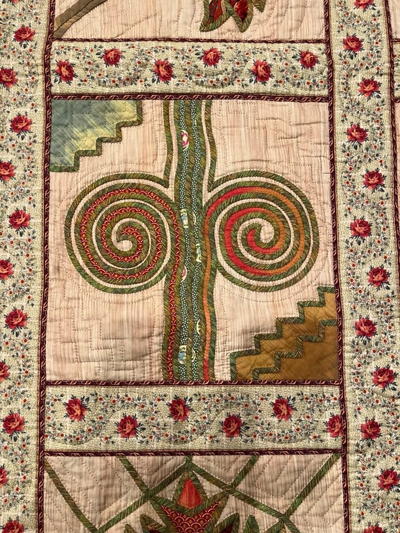 と*ん様 【美品】大型パッチワークキルト 230cm × 157cm