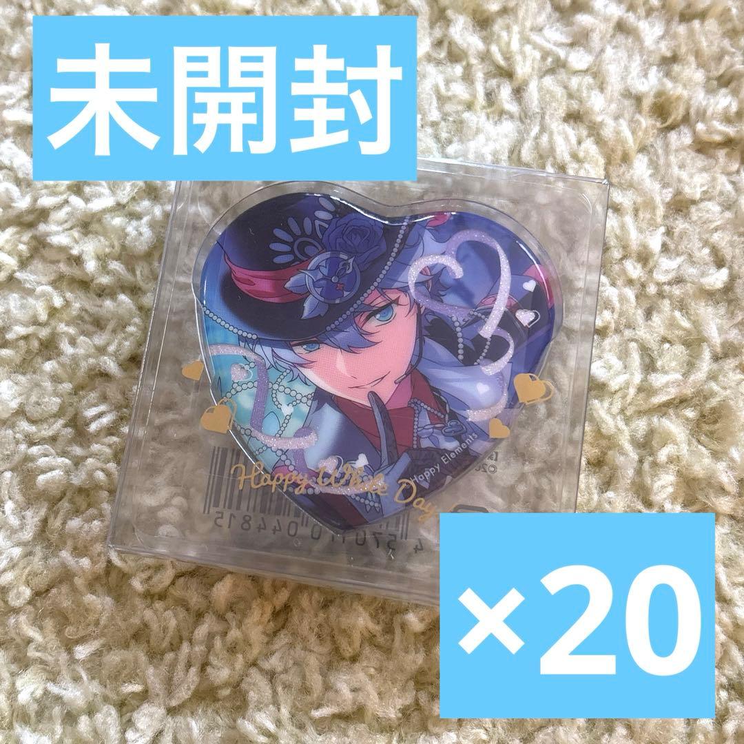 【破棄予定/値下げ済】あんスタ 瀬名泉 ホワイトデー ハート缶バッジ