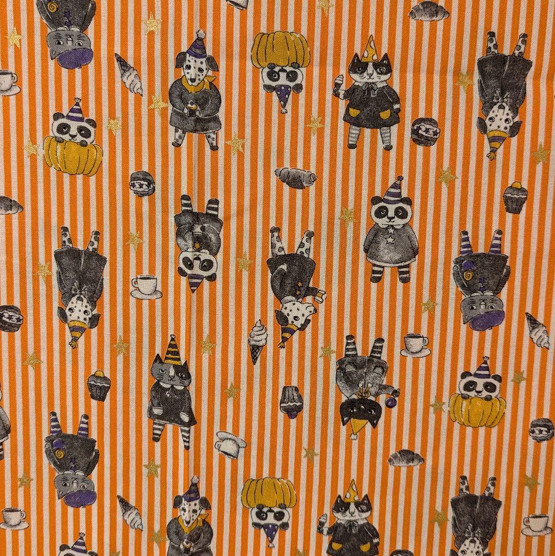 るあなシャンちゃん♡リクエスト☆わんこ柄ハロウィン生地　２色