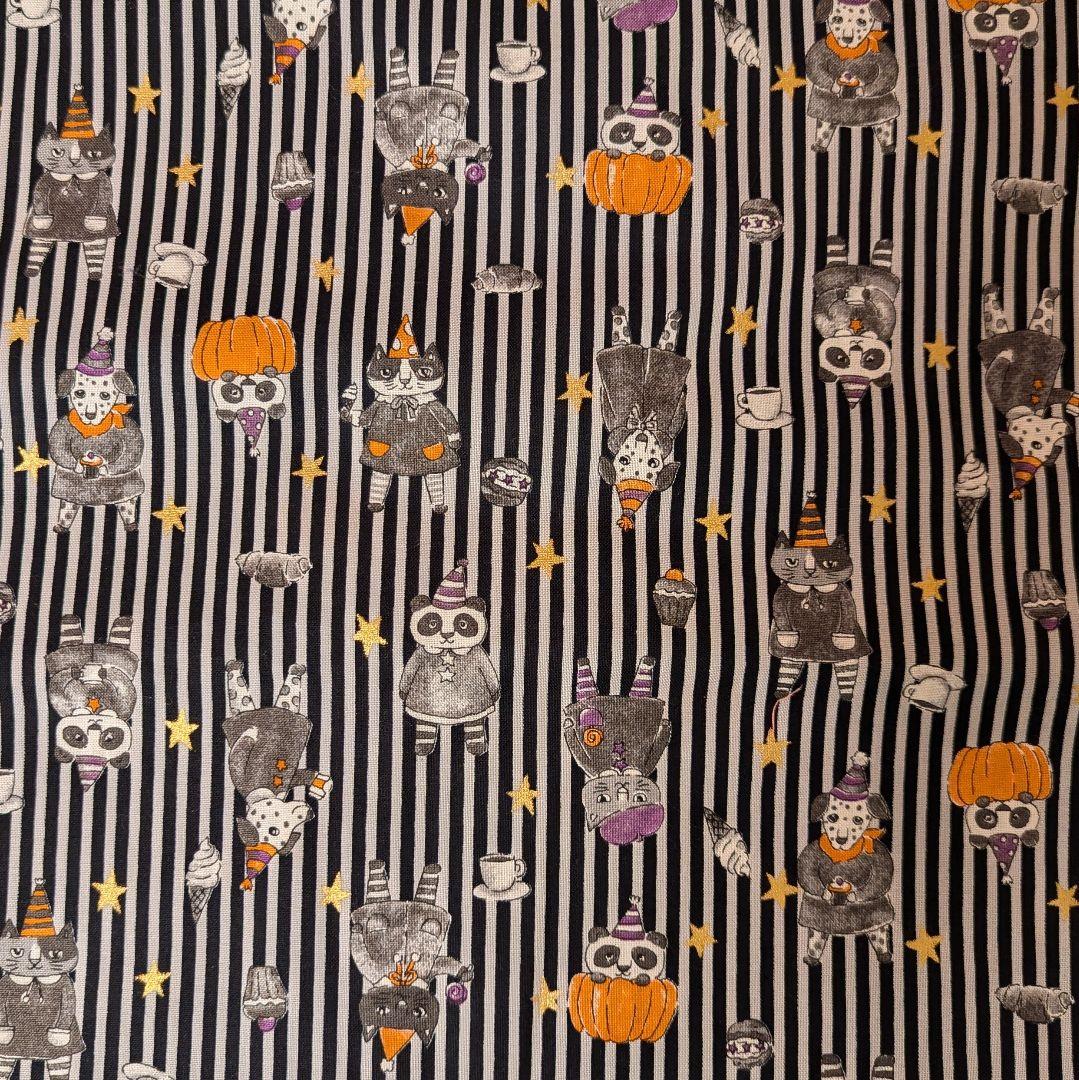 るあなシャンちゃん♡リクエスト☆わんこ柄ハロウィン生地　２色