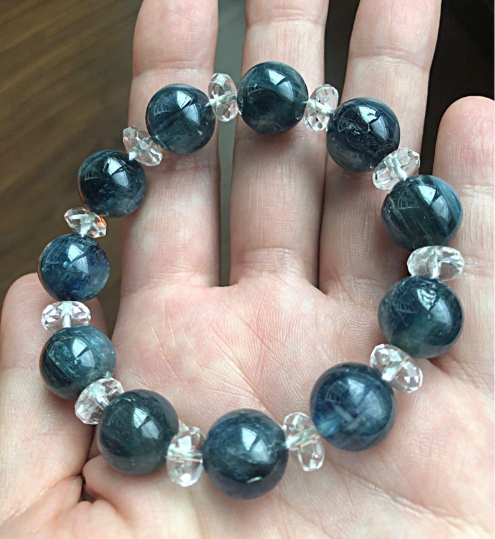 【匿名、即日発送】カイヤナイト ブレスレット ハイクオリティ