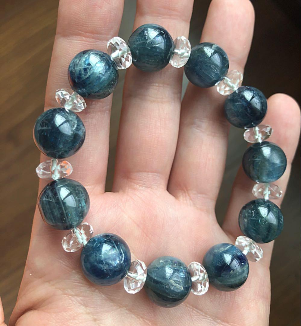 【匿名、即日発送】カイヤナイト ブレスレット ハイクオリティ