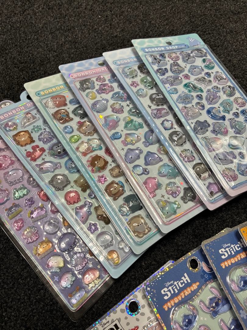 ボンボンドロップシール ミニ うるちゅる プチドロ プチドロ まとめ売り 48枚