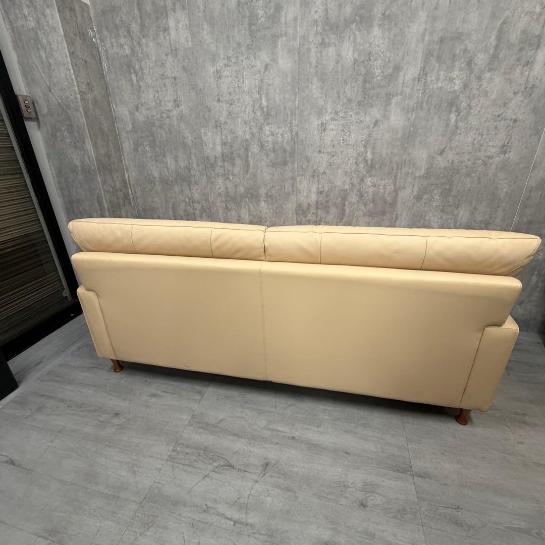 karimoku レザー　3人掛け　ソファ