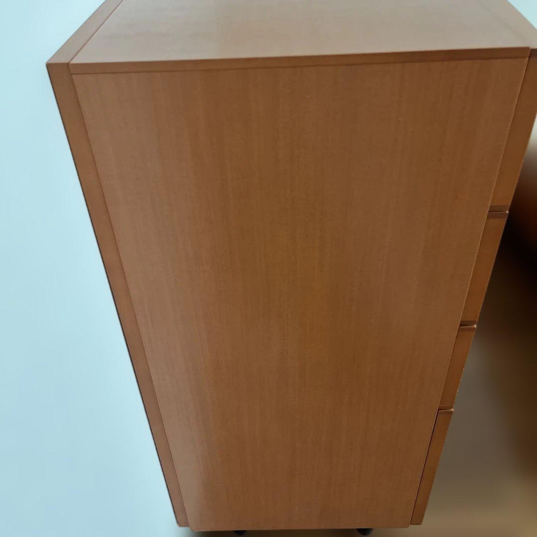 アルフレックス　ナチュラルウッド チェスト 引き出しと両開き