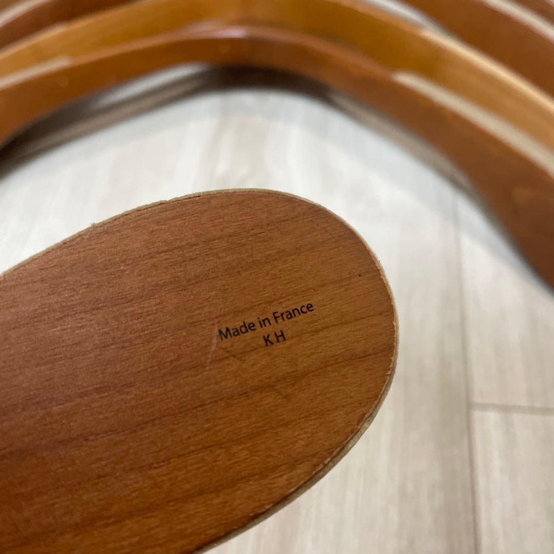 HERMES エルメス　木製ハンガー 5本セット