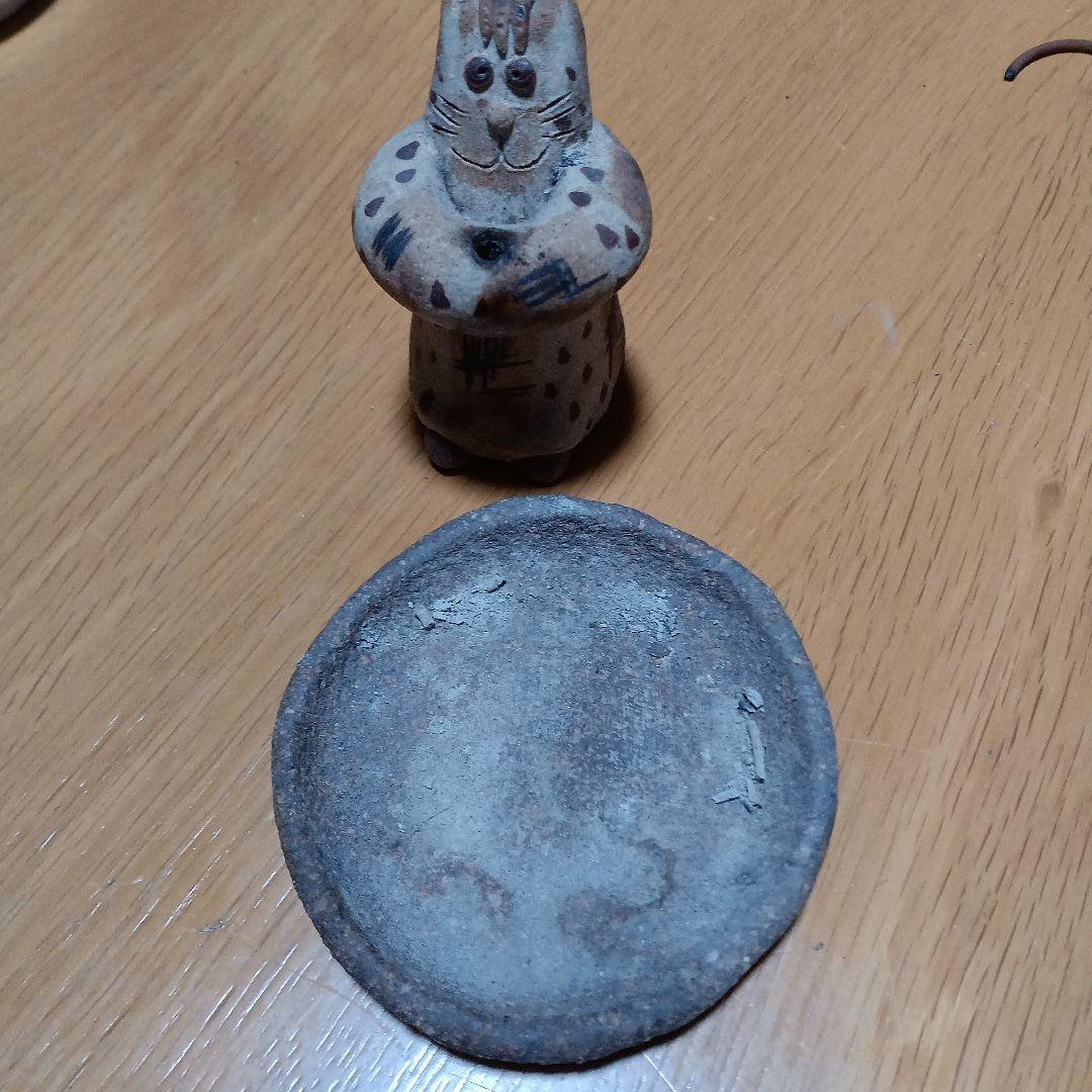 猫のお香立て
