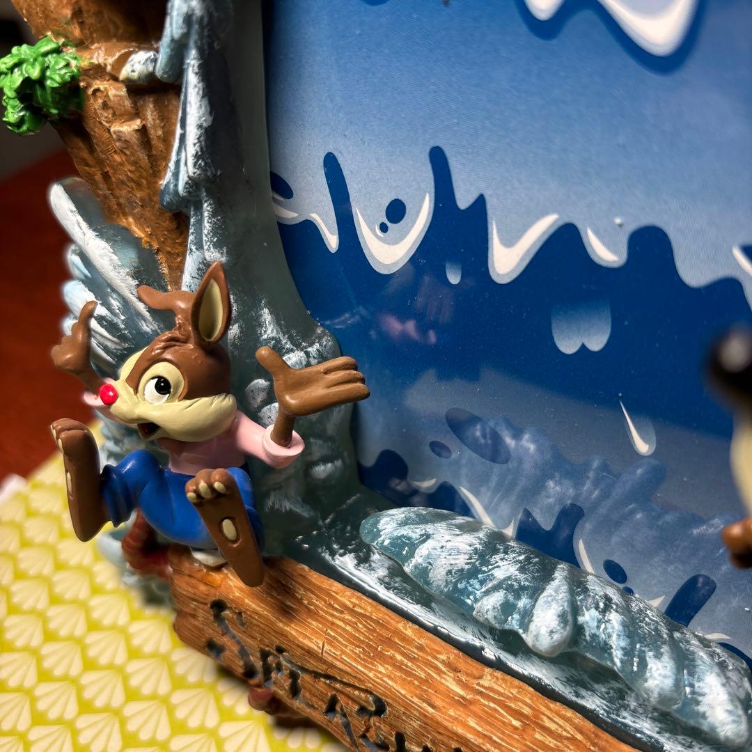 ディズニー　スプラッシュマウンテン　フォトフレーム 置物 海外 うさぎどん