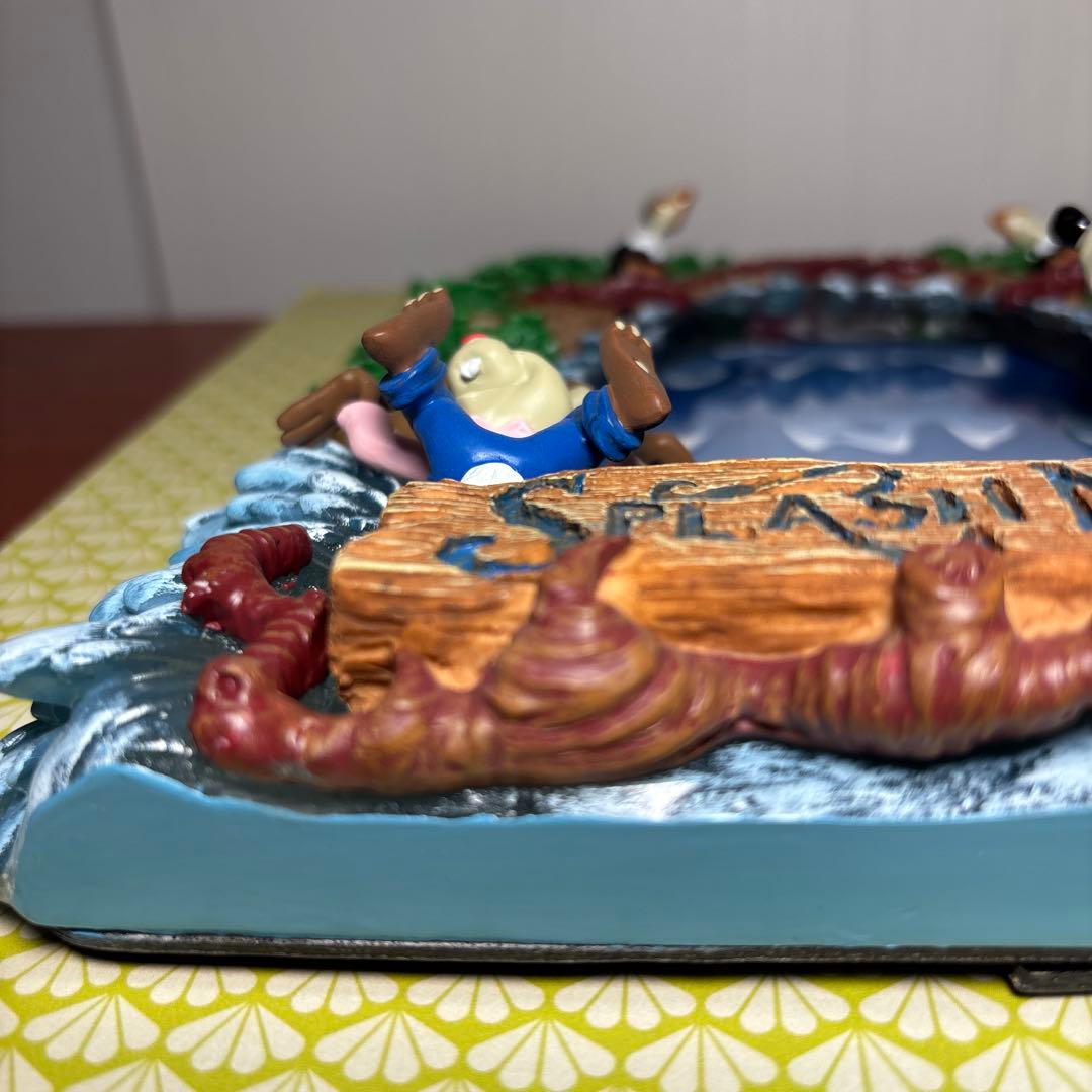 ディズニー　スプラッシュマウンテン　フォトフレーム 置物 海外 うさぎどん