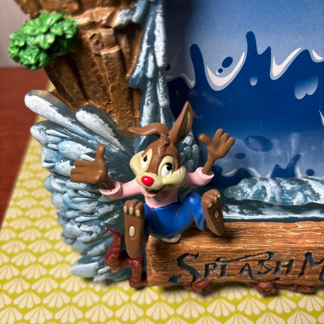 ディズニー　スプラッシュマウンテン　フォトフレーム 置物 海外 うさぎどん