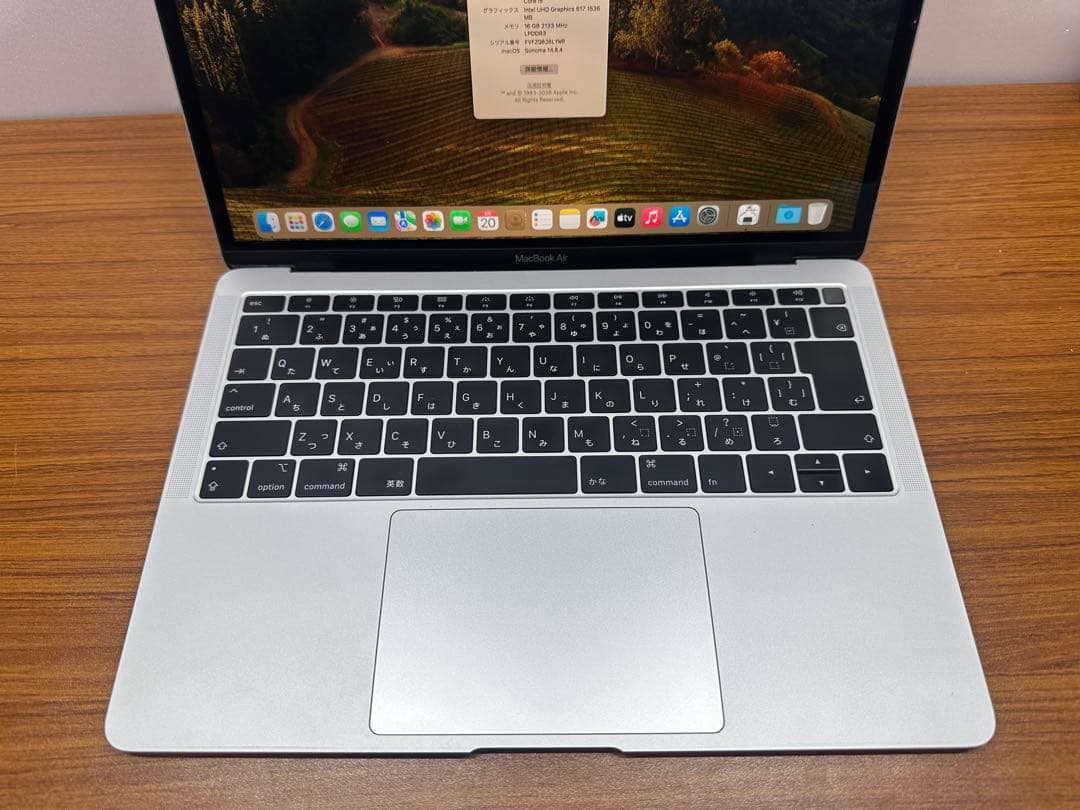 MacBook本体 MacBook Air 2019 13inch Core i5 16Gb 256