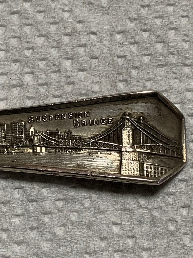 ニューヨークのランドマーク スーベニアスプーン 純銀925 スターリング