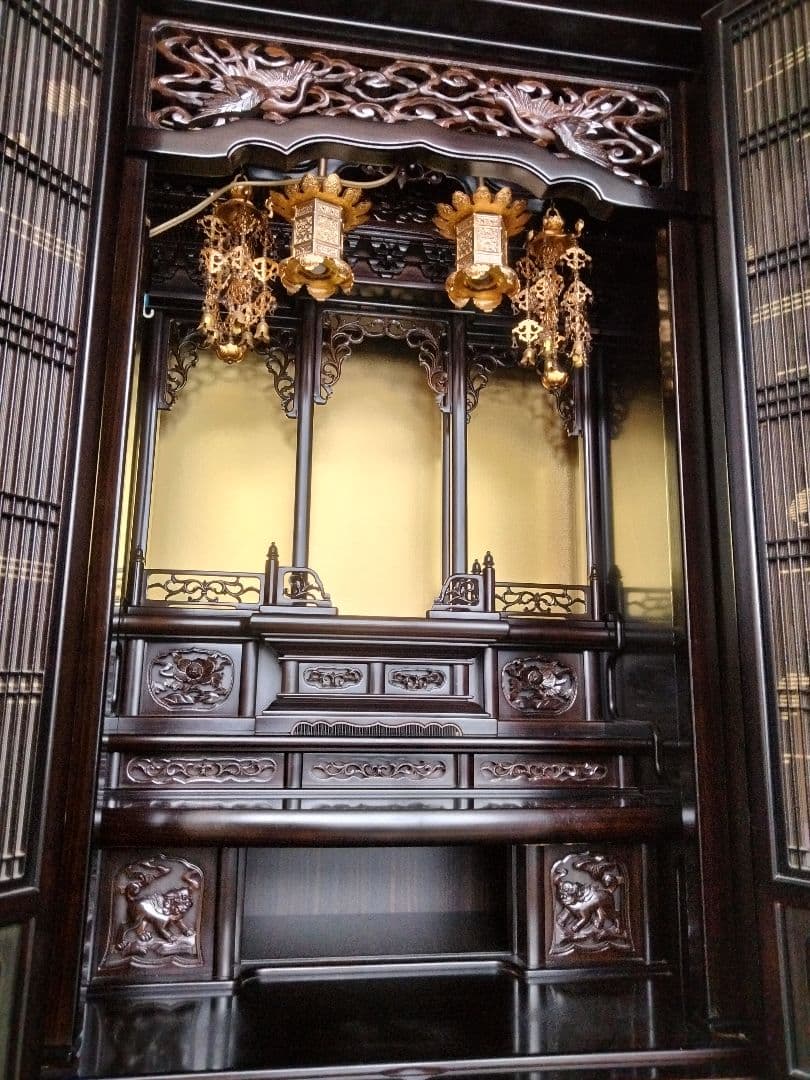 札幌及び周辺現地取引　仏壇　経机　仏具　仏前座布団　セット　用法　行事　一式