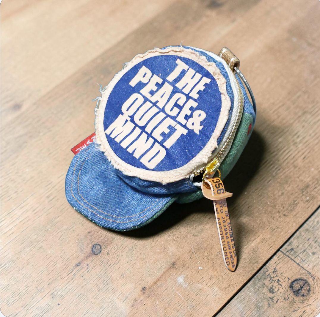 さくらんぼ様確認用 デニムリメイク キャップポーチ C-6