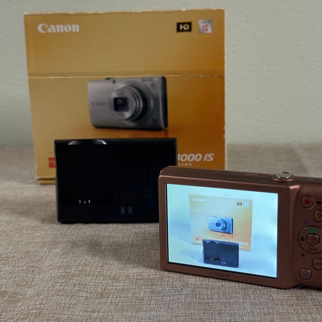 【美品】Canon PowerShot A4000 IS ピンク コンデジ