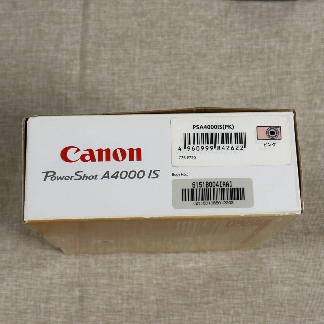 【美品】Canon PowerShot A4000 IS ピンク コンデジ