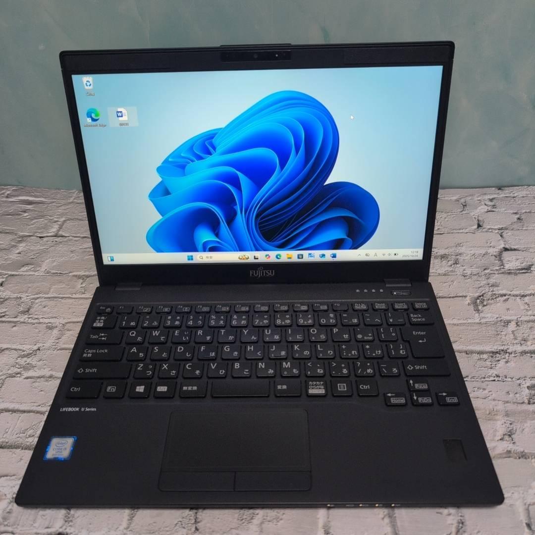 高性能 フルHD 8世代 富士通 U939 8GB 256GB ブラック
