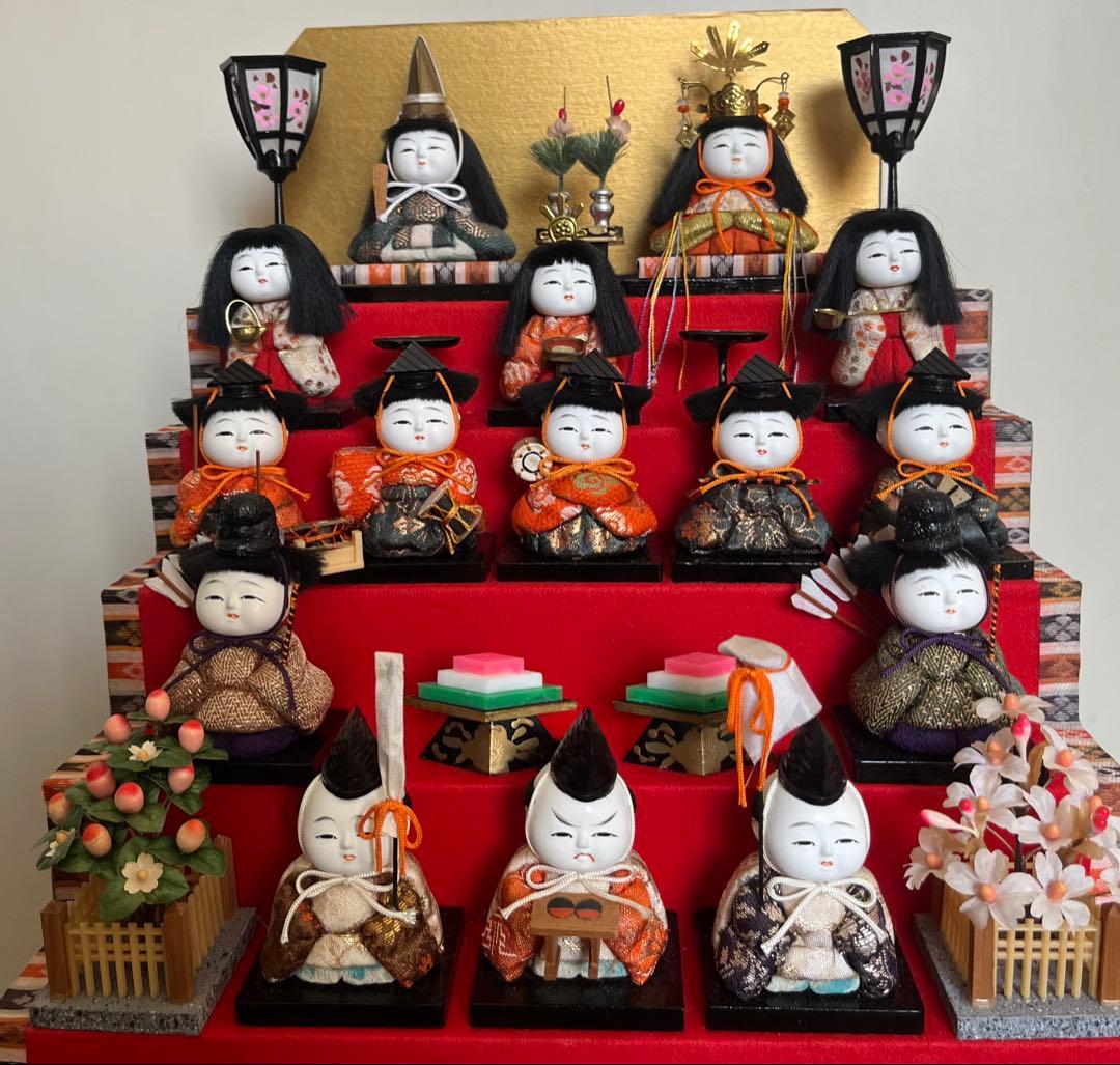 雛人形　十五人揃い ひな祭り　ひな人形