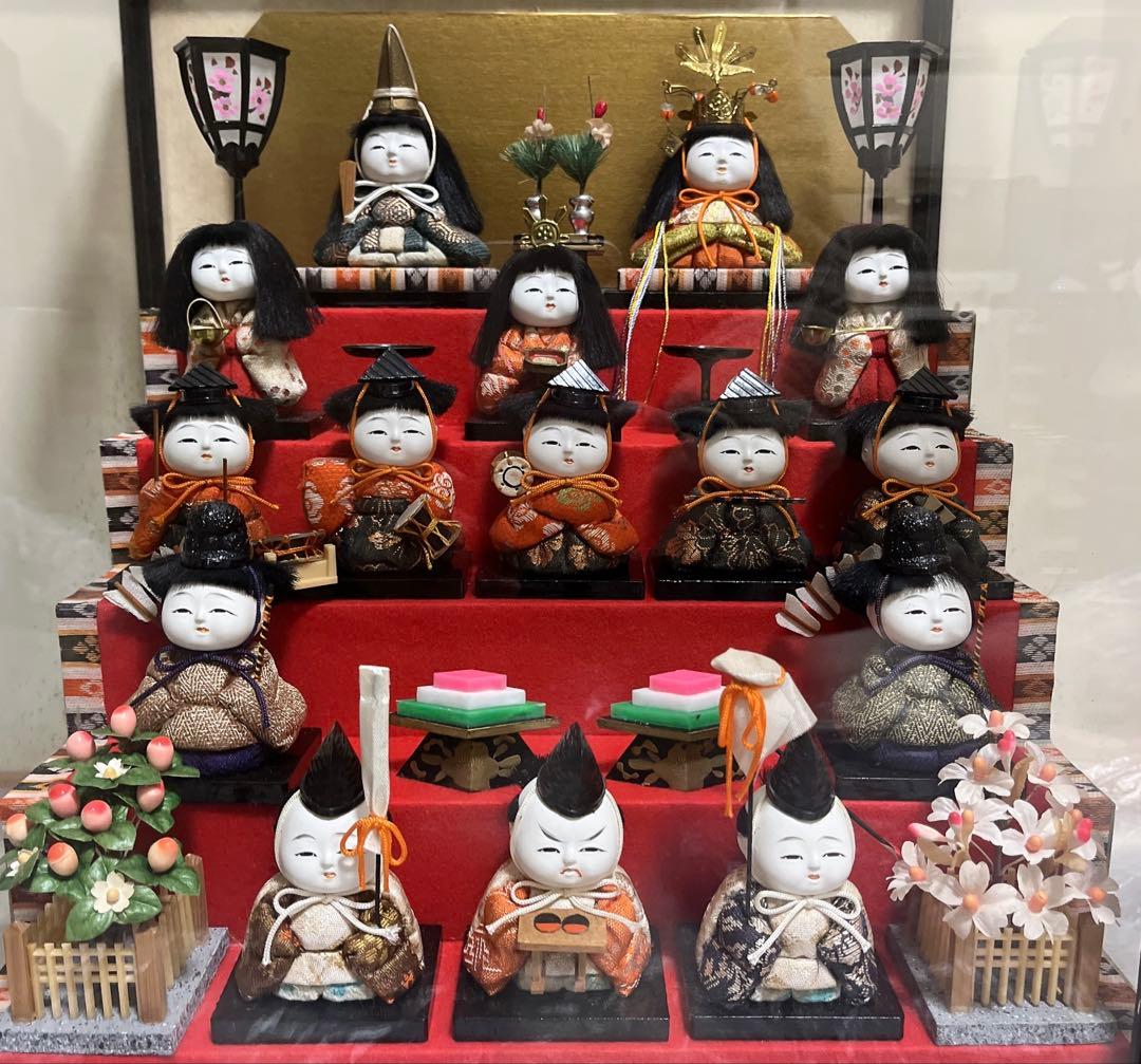 雛人形　十五人揃い ひな祭り　ひな人形