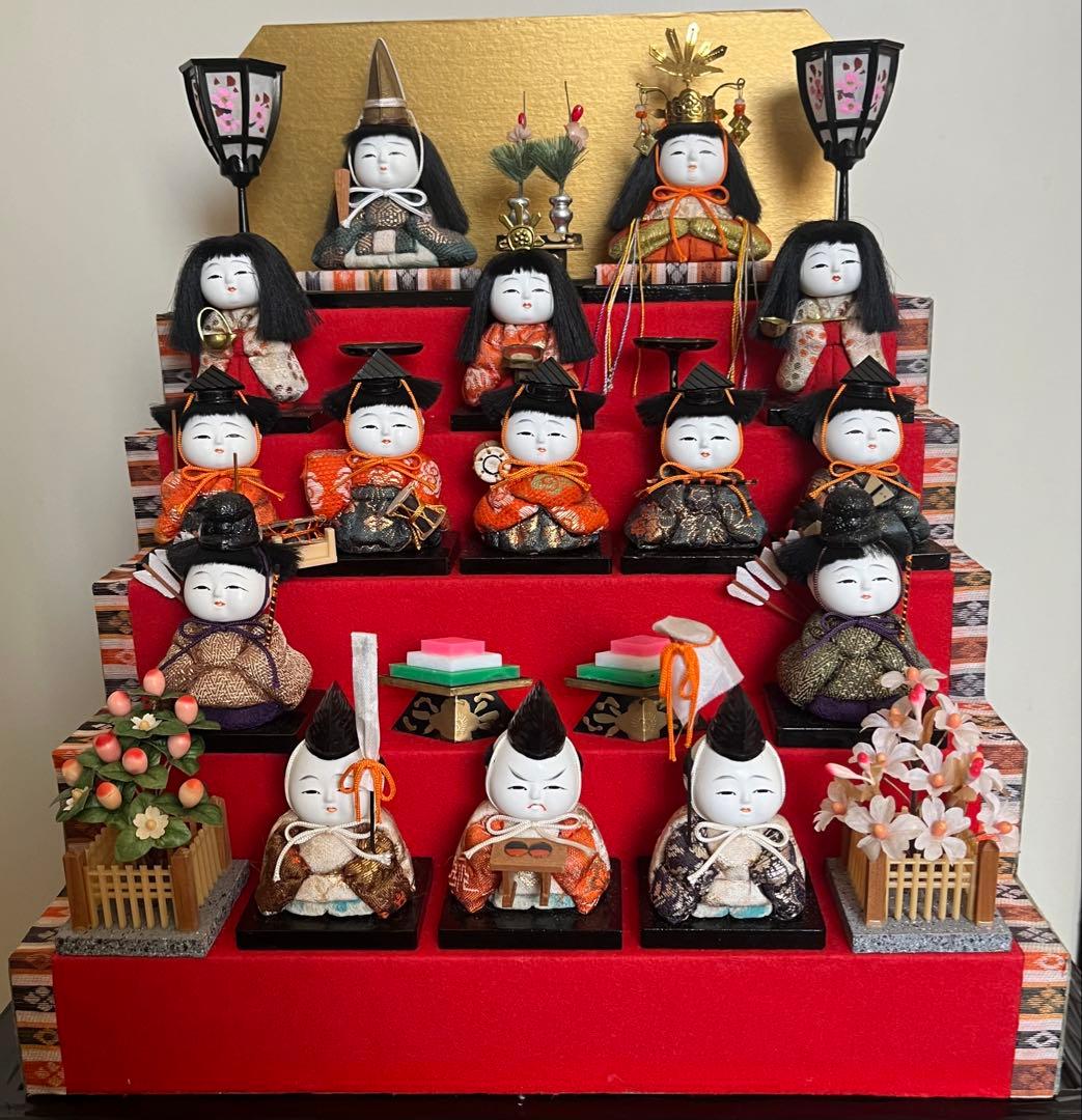 雛人形　十五人揃い ひな祭り　ひな人形