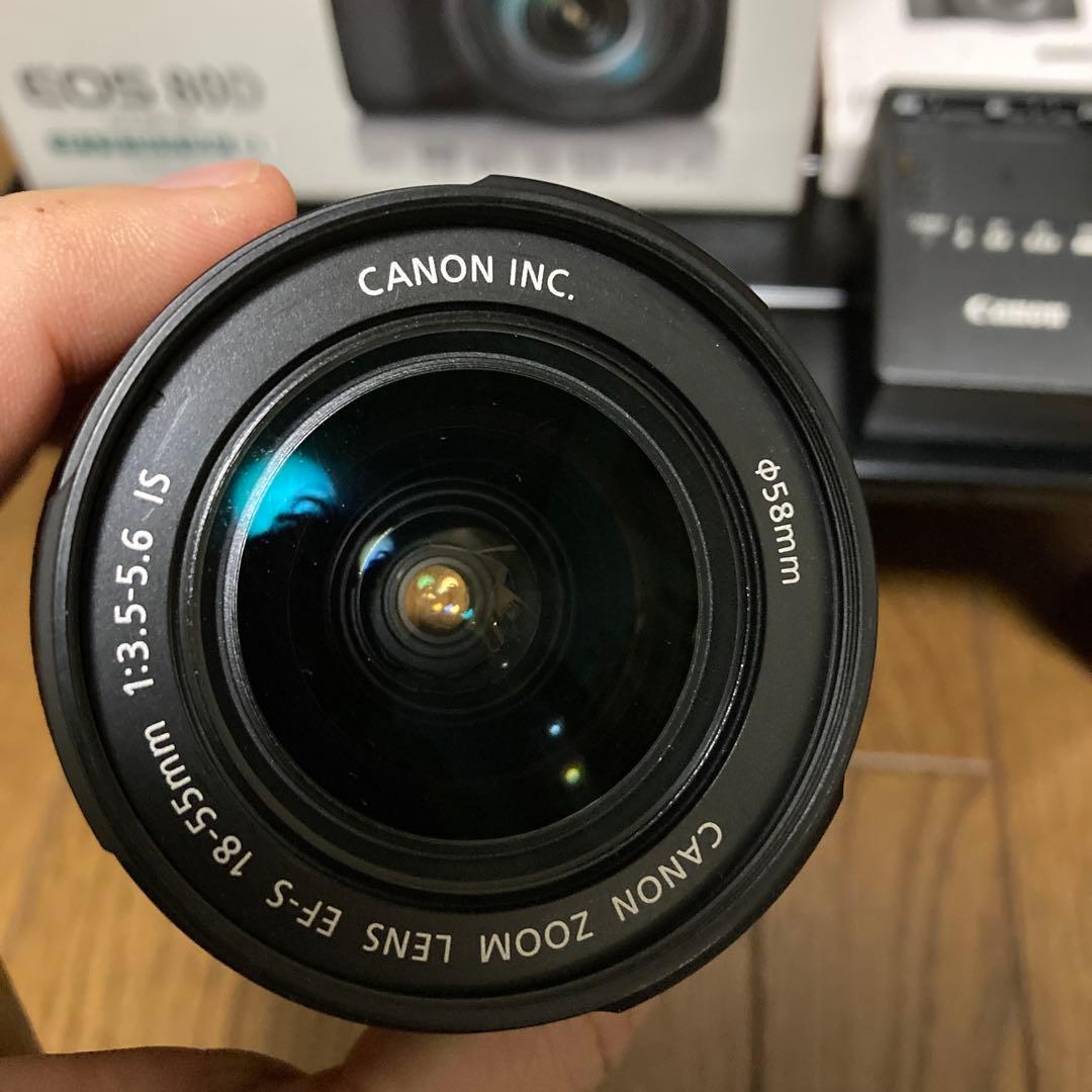 美品　Canon EOS 80D 標準レンズ18-55付　スマホokタッチパネル