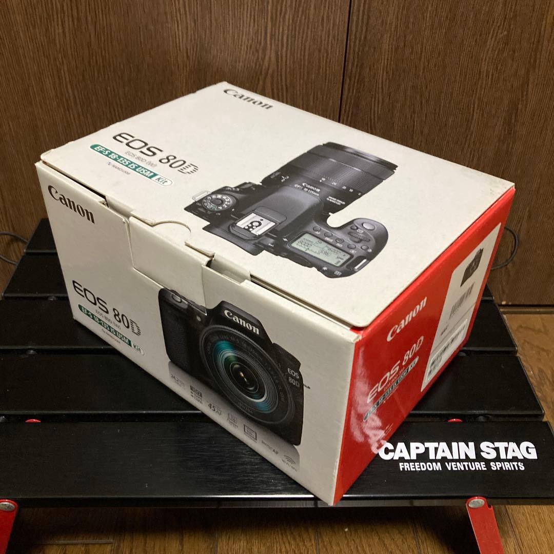美品　Canon EOS 80D 標準レンズ18-55付　スマホokタッチパネル
