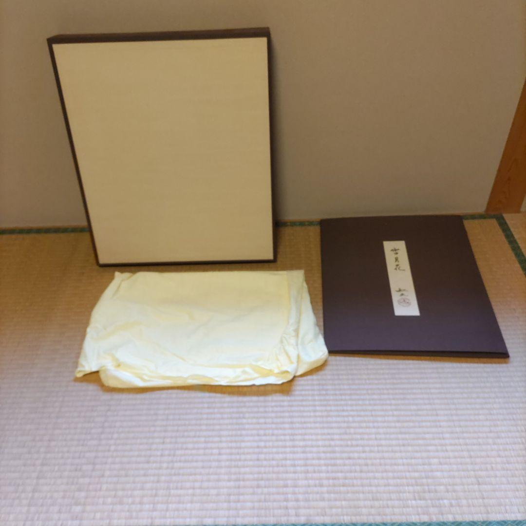 平川敏夫の雪月花のオリジナルリトグラフ、五重塔と桜限定120/10限定品、絵画