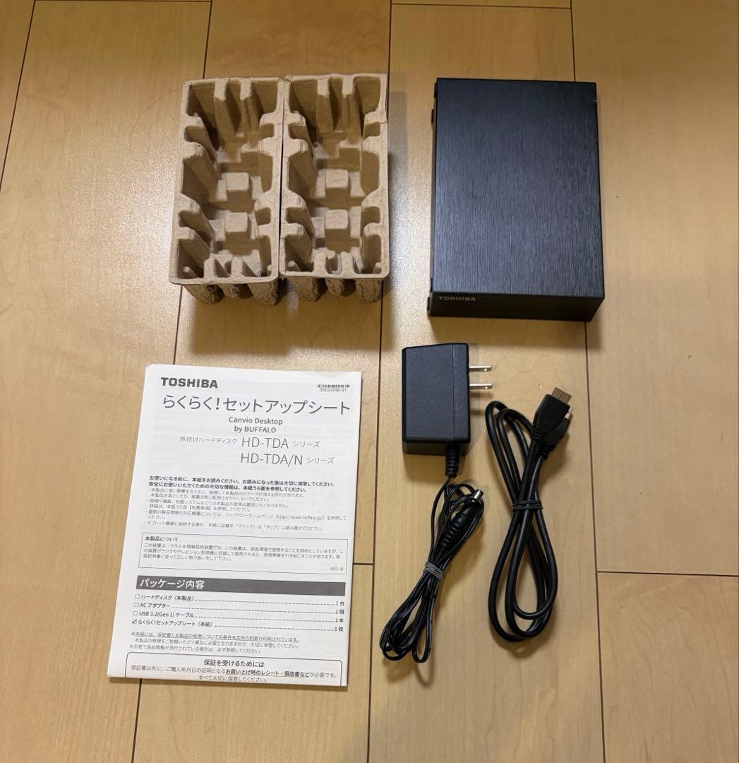 東芝 バッファロー製 外付けHDD 6TB