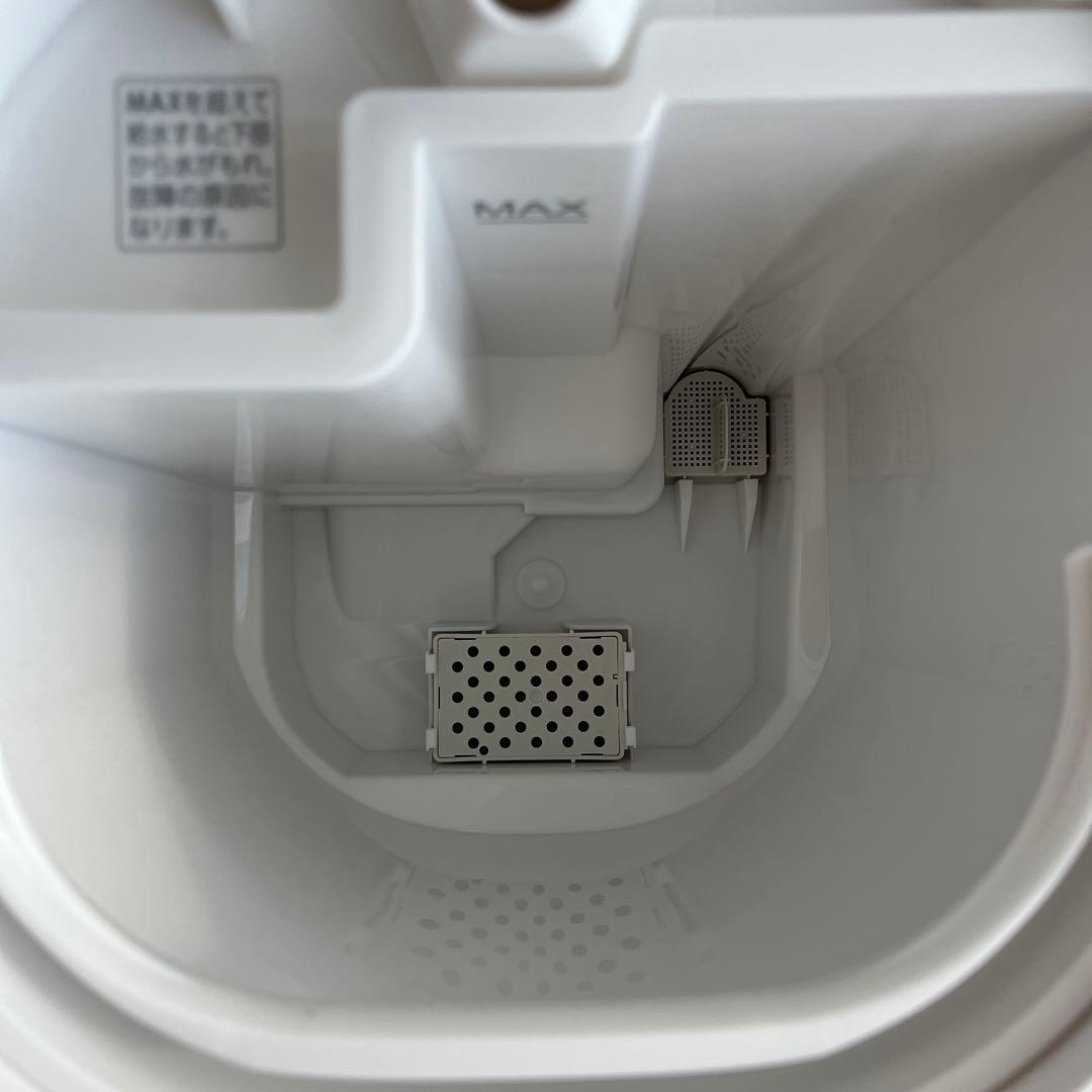 値下げ:アイリスオーヤマ加湿器ハイブリッド超音波&スチームAHM-HU55A-W