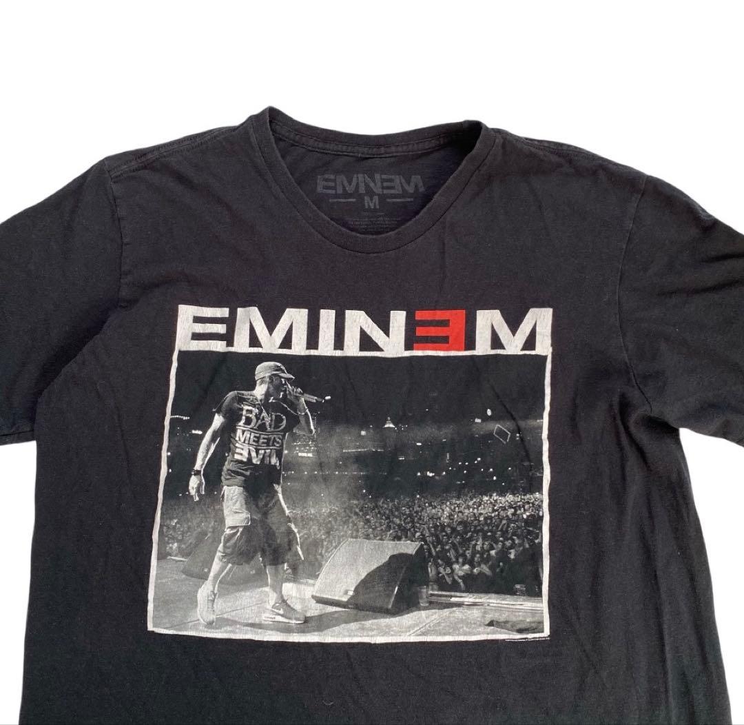Eminem プリントTシャツ 黒