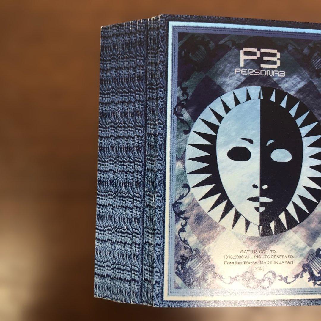 ❶ペルソナ3 PERSONA3 タロットカード 0~23 セミコンプ 初版