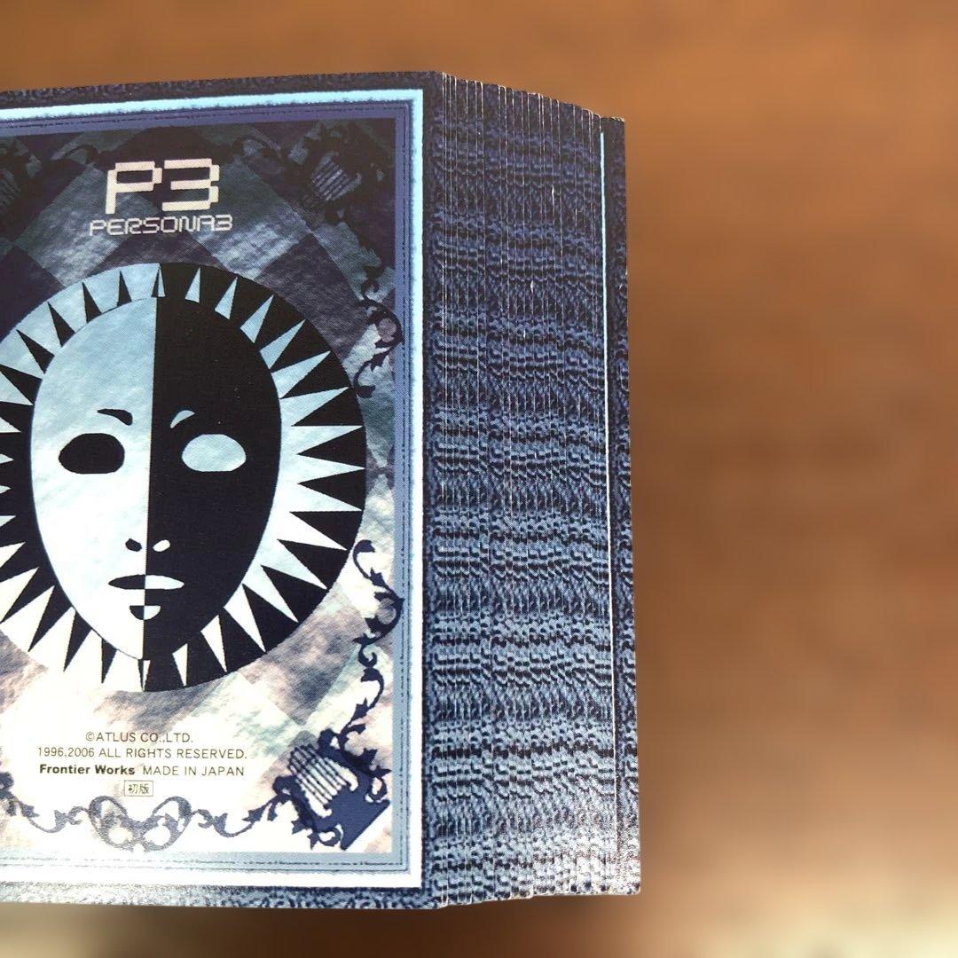 ❶ペルソナ3 PERSONA3 タロットカード 0~23 セミコンプ 初版
