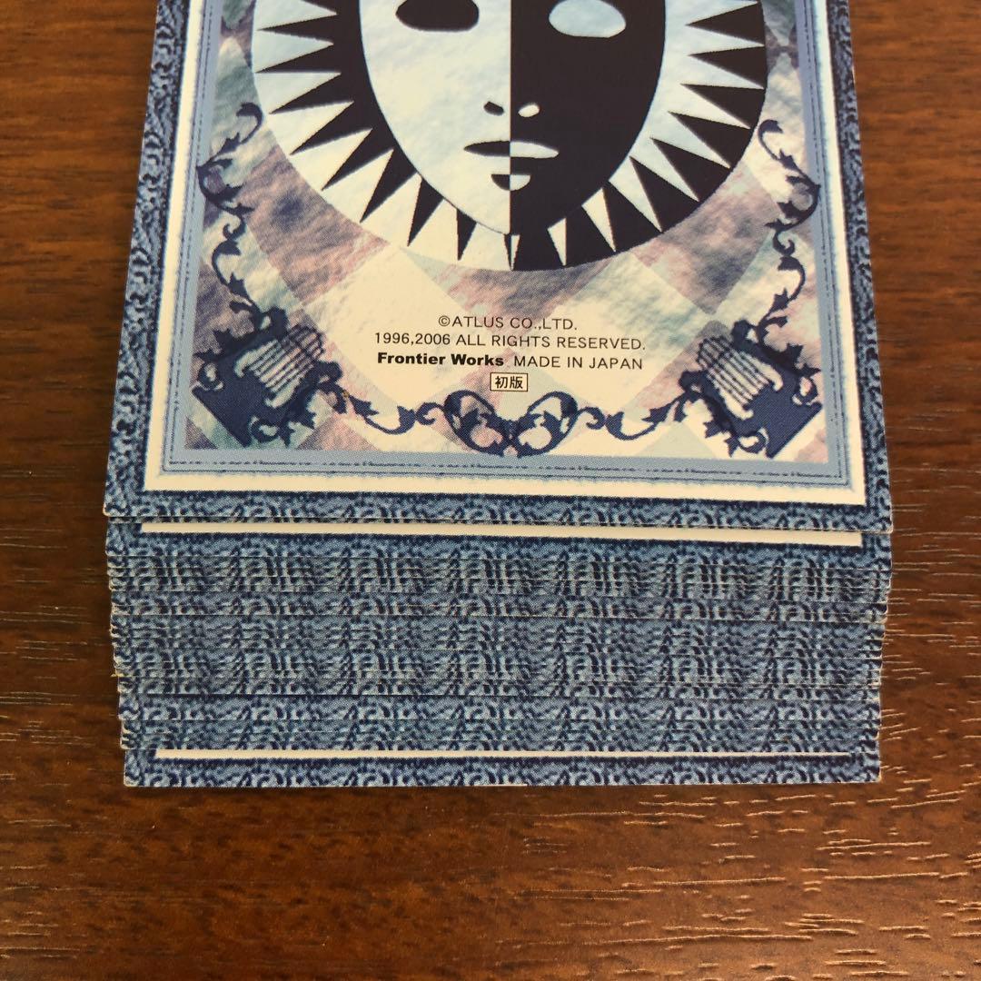 ❶ペルソナ3 PERSONA3 タロットカード 0~23 セミコンプ 初版