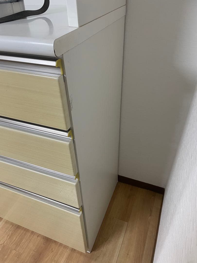 ニトリ　120シリーズ　ホワイトキャビネット 食器棚・キッチンカウンター