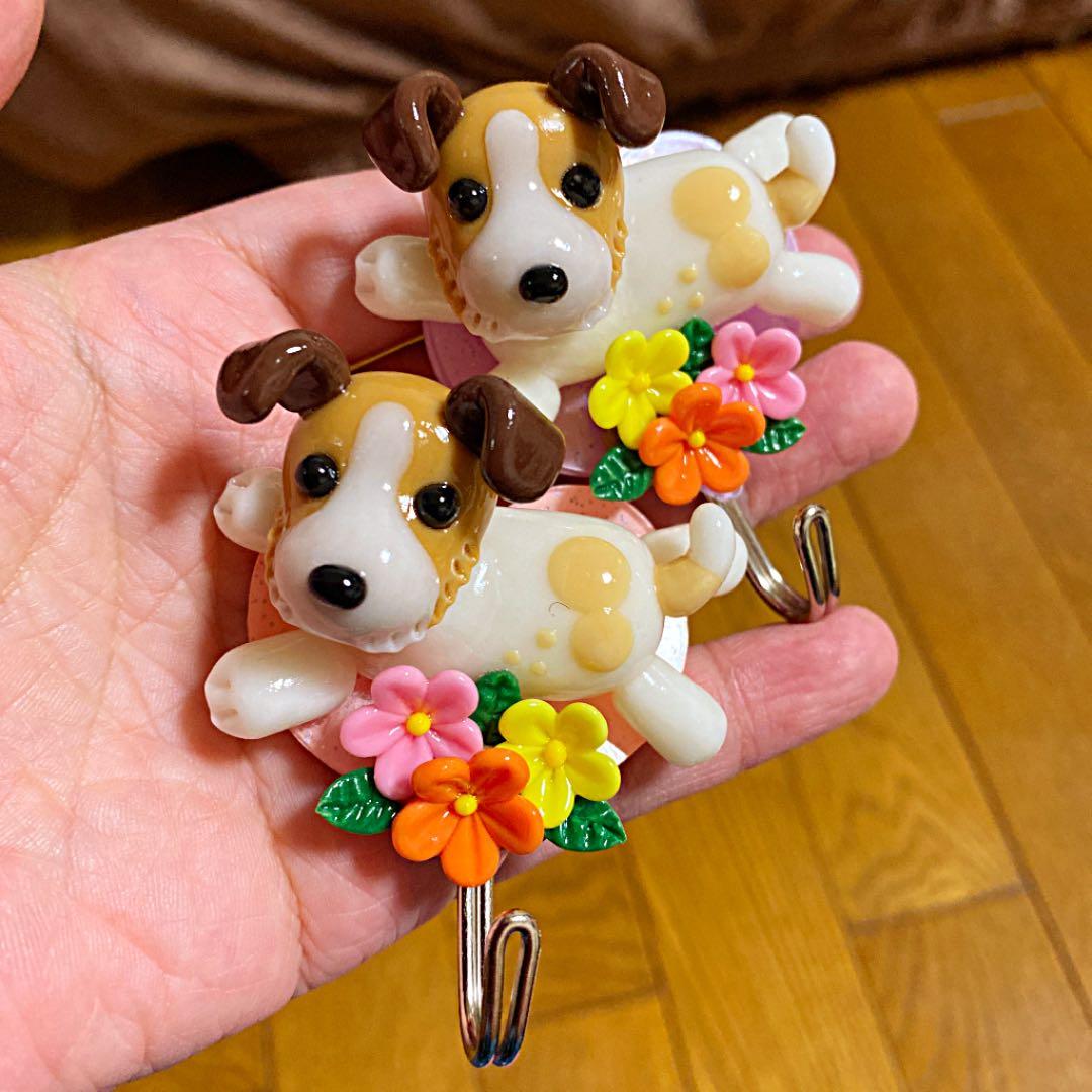 snoopy様❤ジャックラッセル 両面テープ フック♡