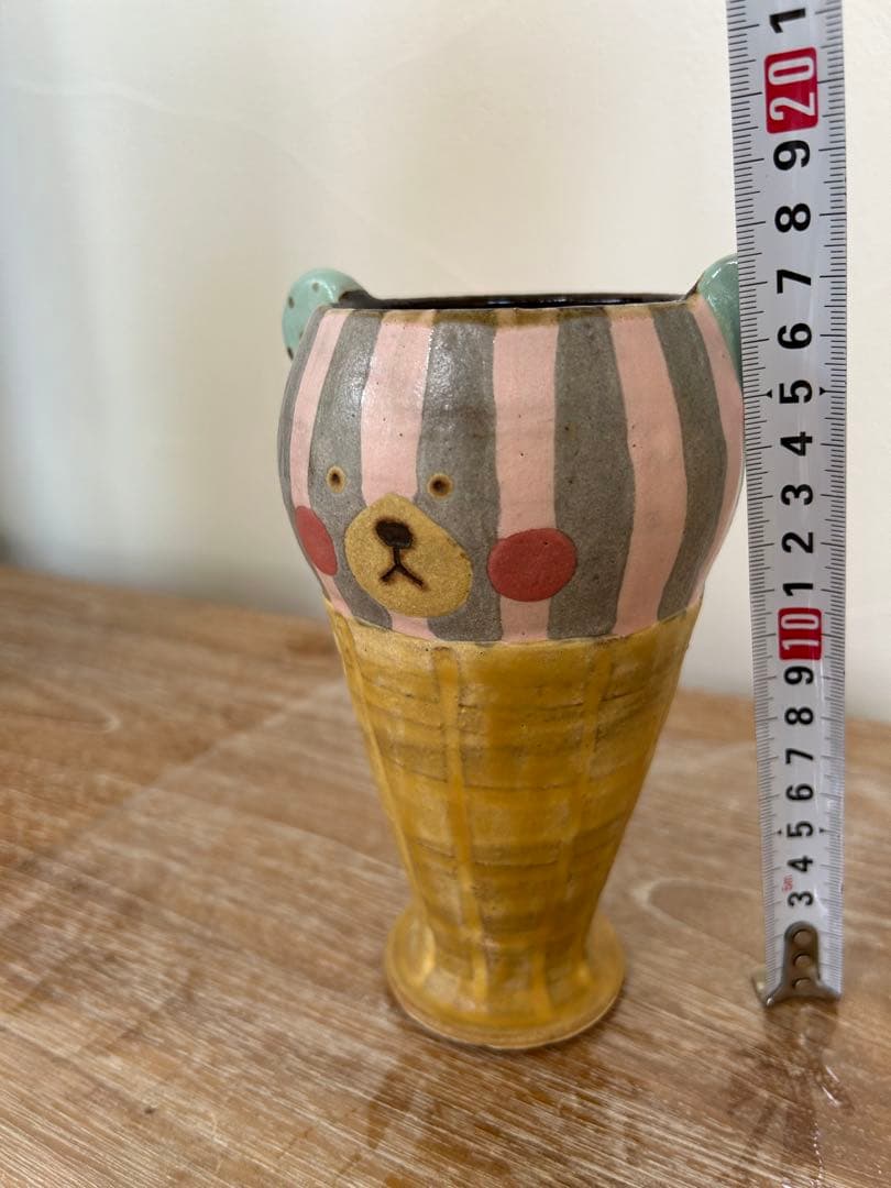 未使用　小林美風　アイスクリーム　カップ　ゴブレット　くま