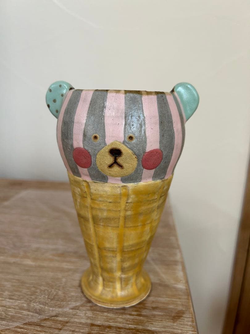 未使用　小林美風　アイスクリーム　カップ　ゴブレット　くま