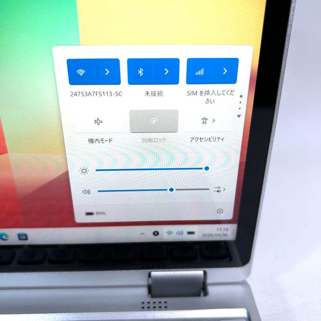 Panasonic Let's note QV1 2in1 タッチパネル LTE