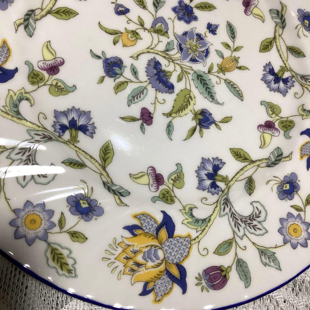 ミントン　ハドンホール　ブルー　プレート　20cm ５枚