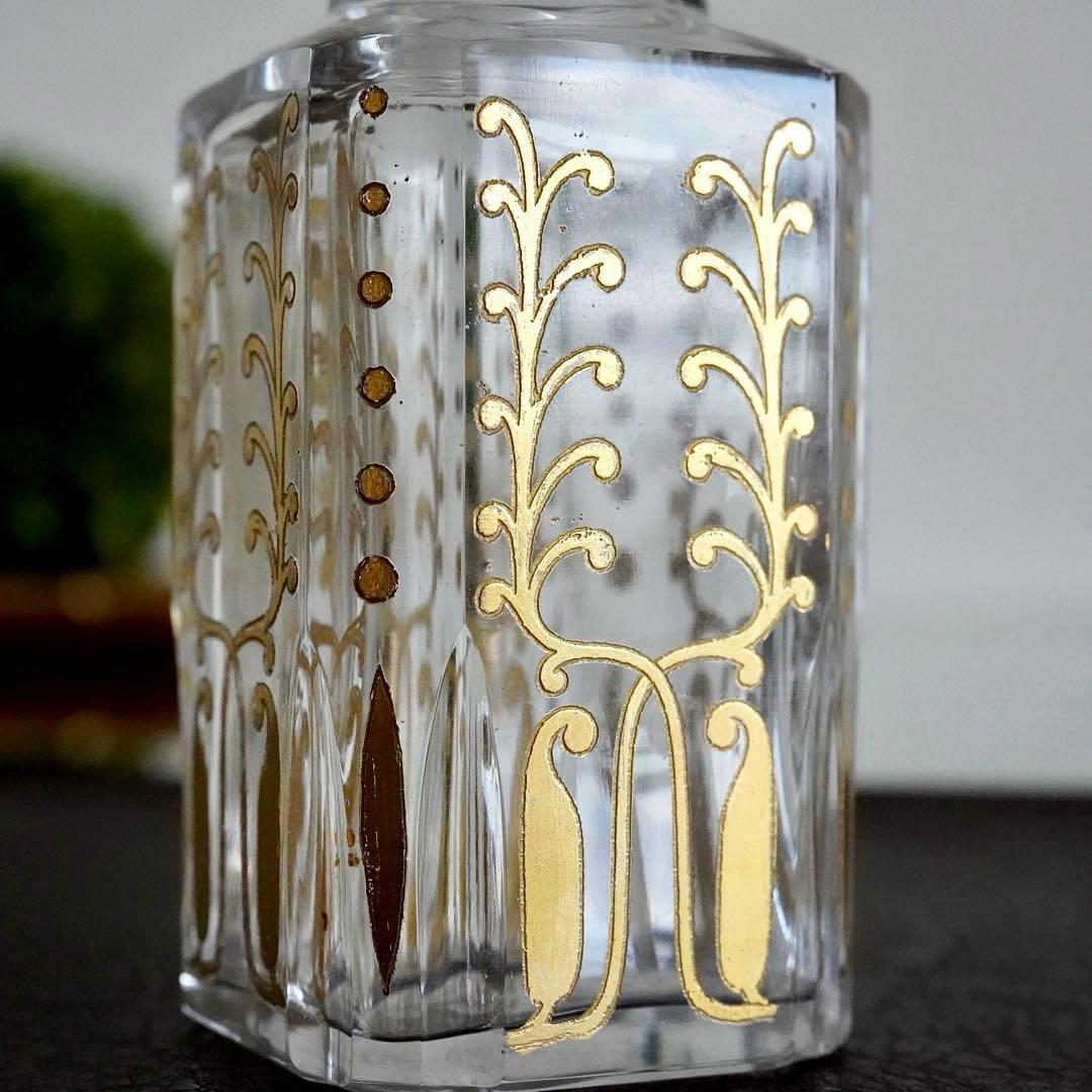 24金彩 香水瓶★オールドバカラ BACCARAT Piver★極希少レア★美品