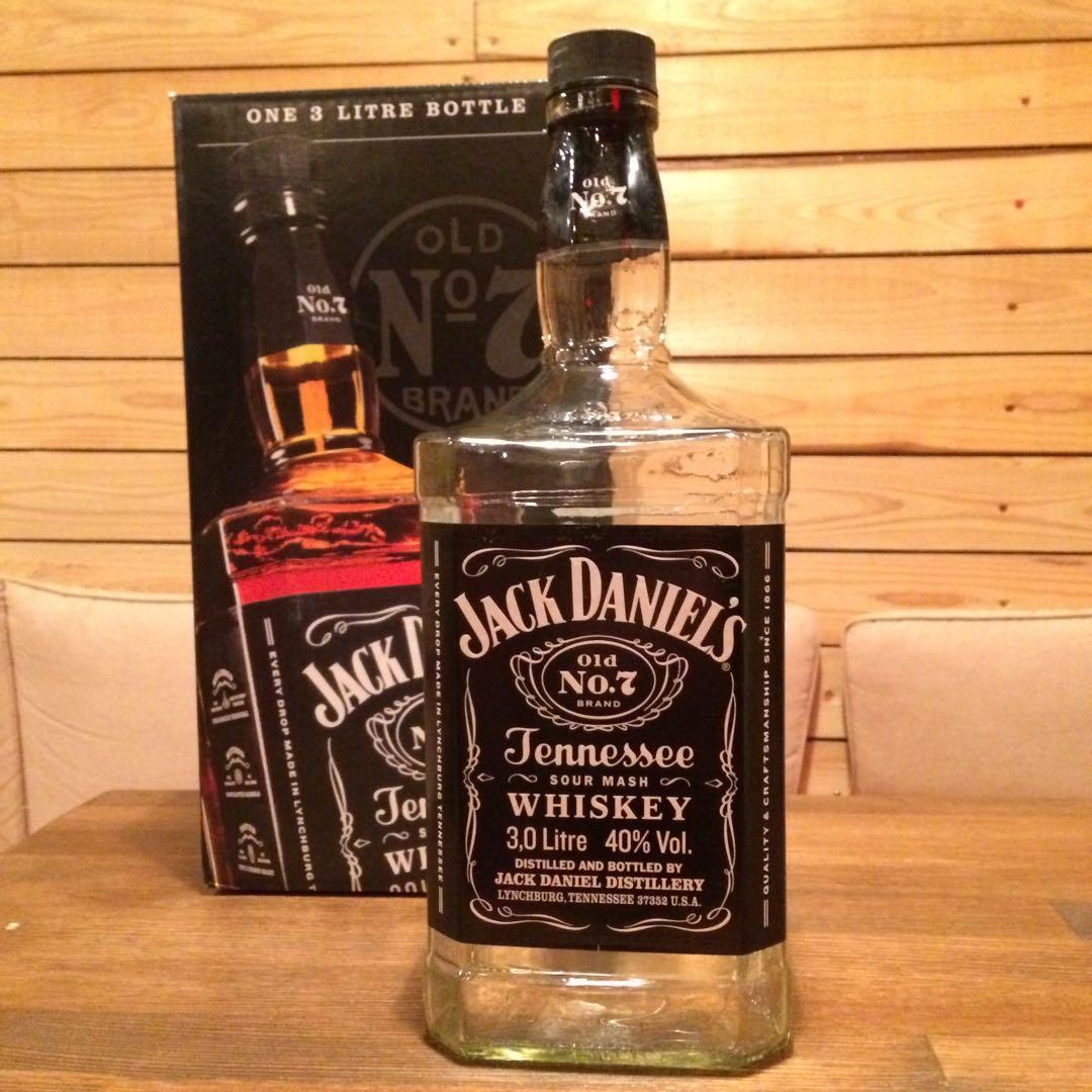 Jack Daniel's 12本　空ビン　箱付き　3㍑　製造終了