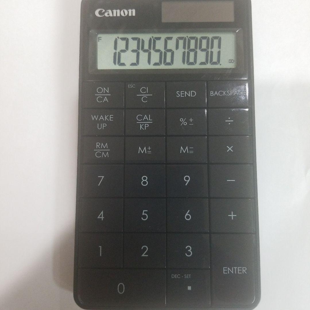 中古品 キヤノン テンキー電卓 X Mark I KRF ブラック