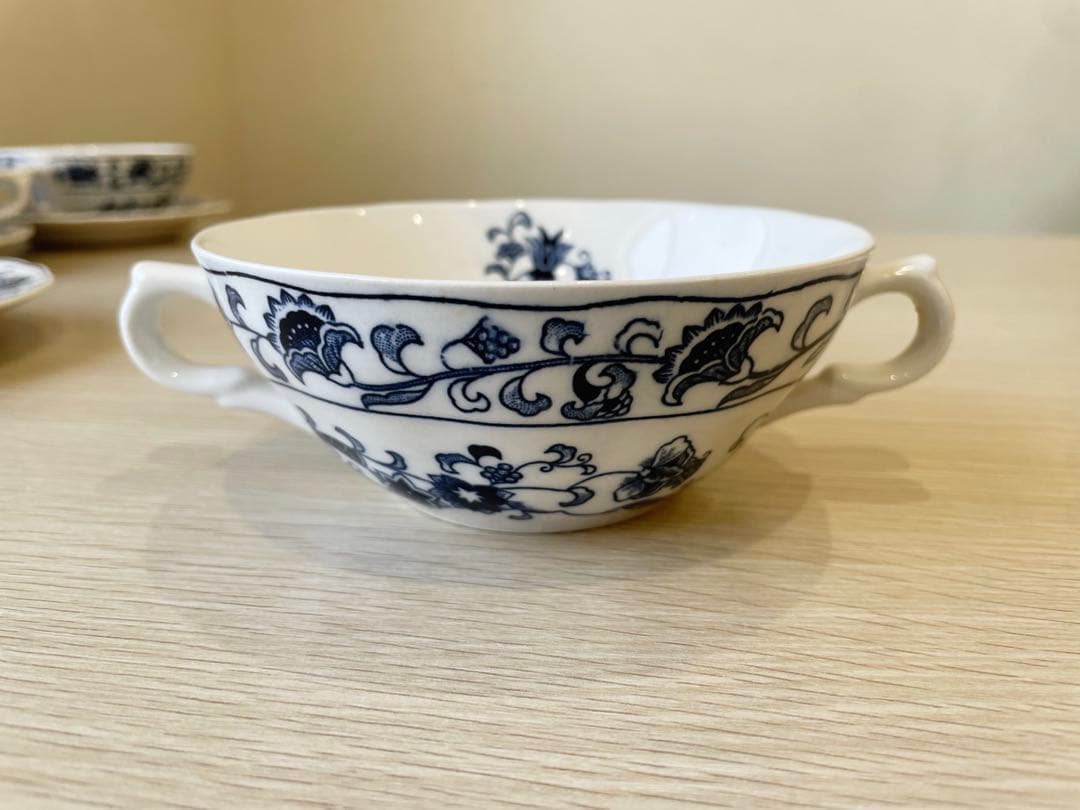 希少NIKKOダブルフェニックス MING TREE スープカップ＆パン皿セット