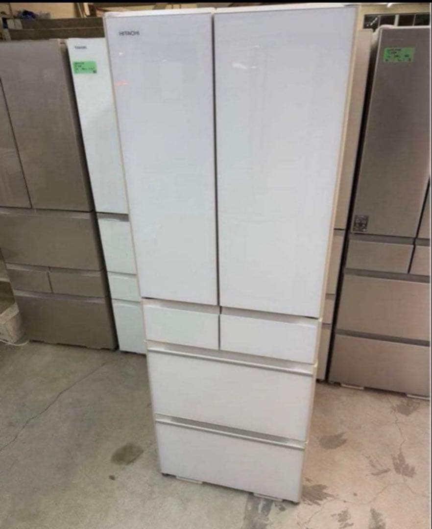 2019年式 520L 日立 冷蔵庫 R-HW52K(XW)
